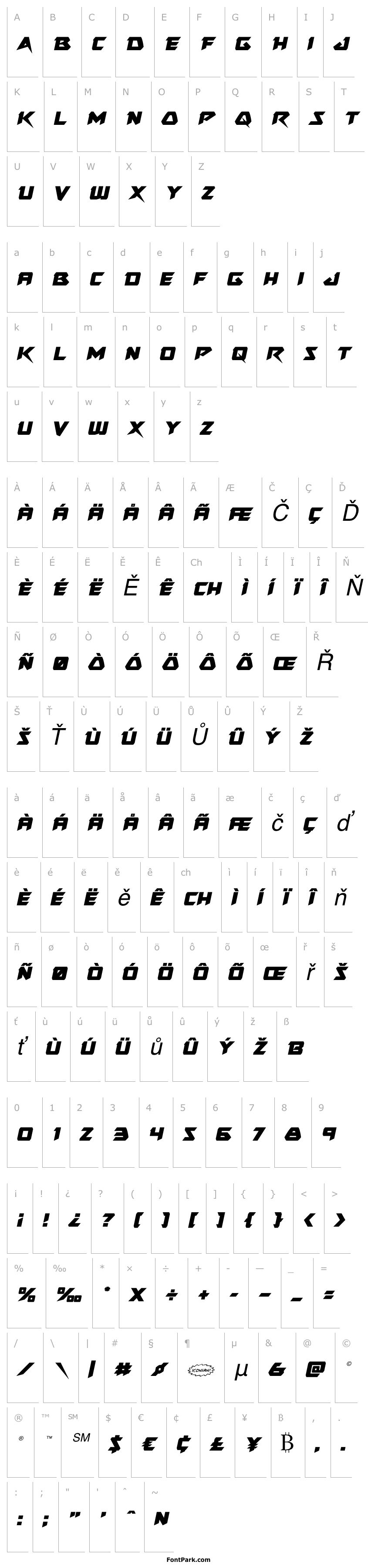 Overview Skirmisher Semi-Italic