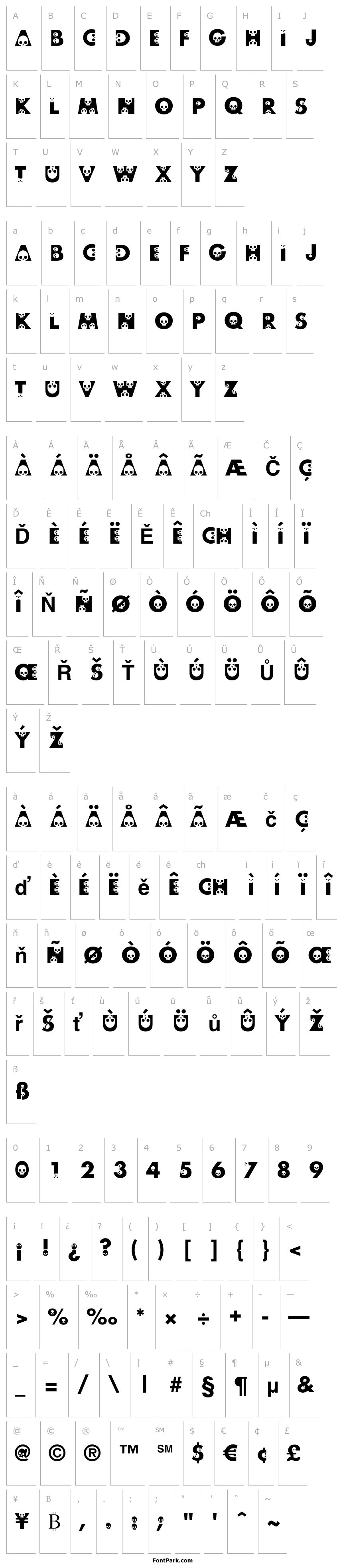 Overview skullphabet