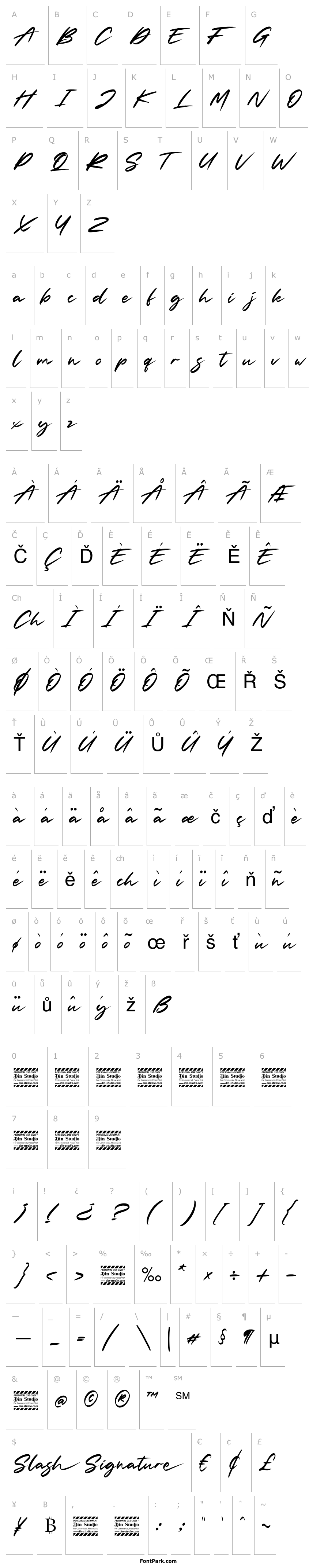 Overview Slash Signature Personal Use
