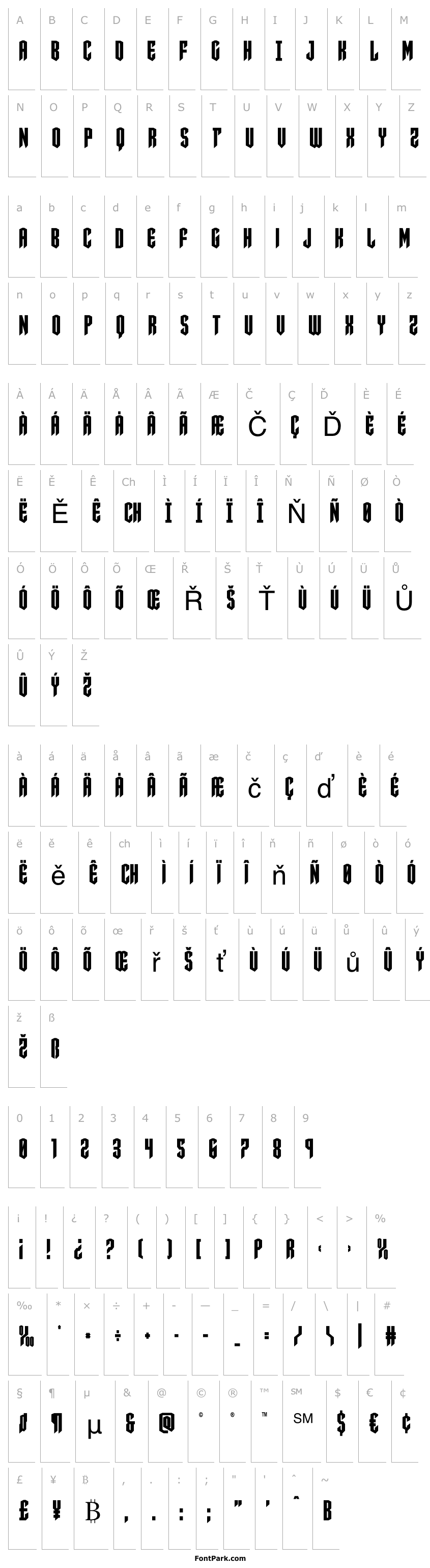 Přehled Sleigher Condensed