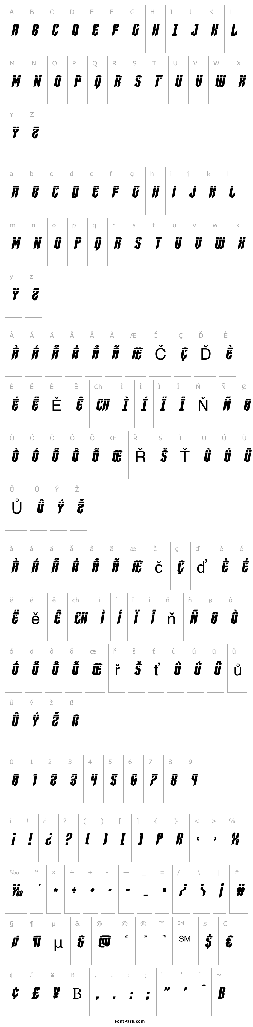 Přehled Sleigher Laser Semi-Italic