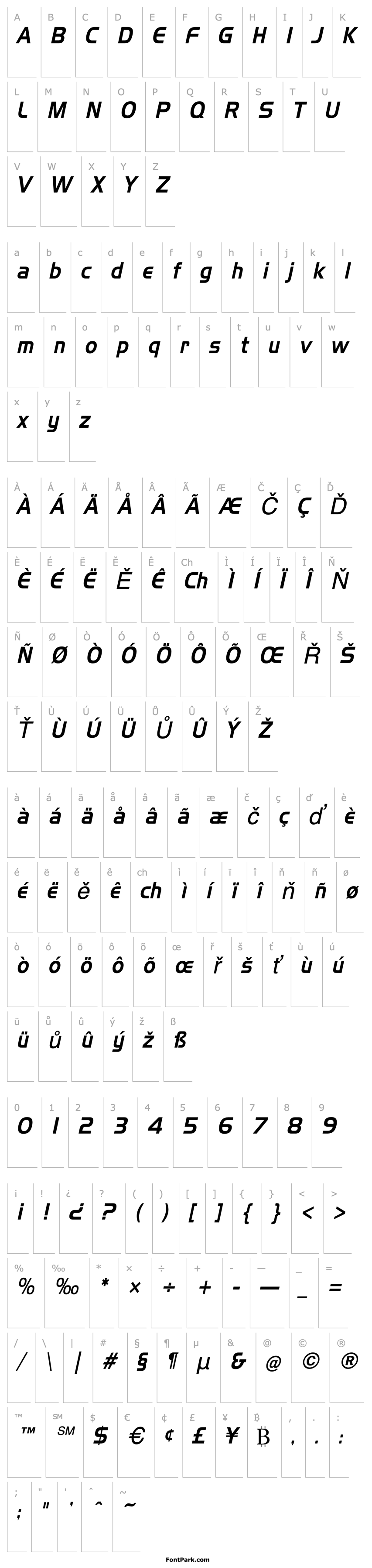 Overview Slickerer Italic