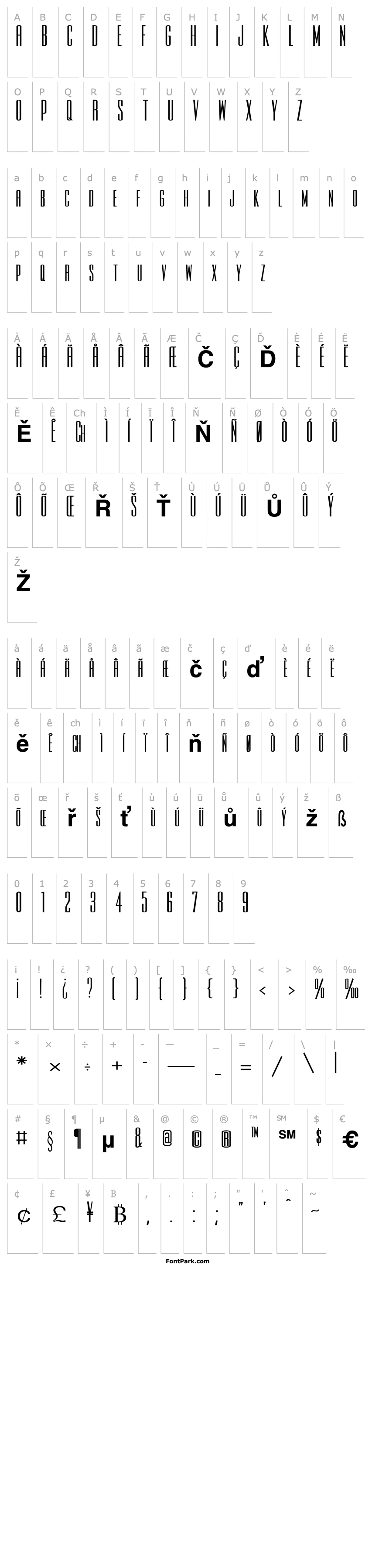 Přehled Slim-Jim-Extended Bold