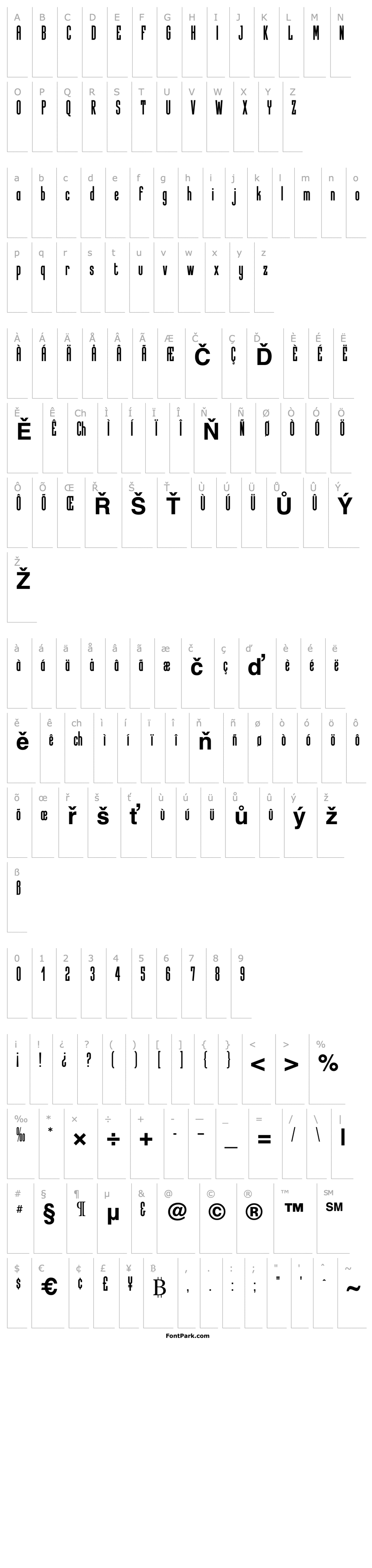 Přehled Slimline-Bold