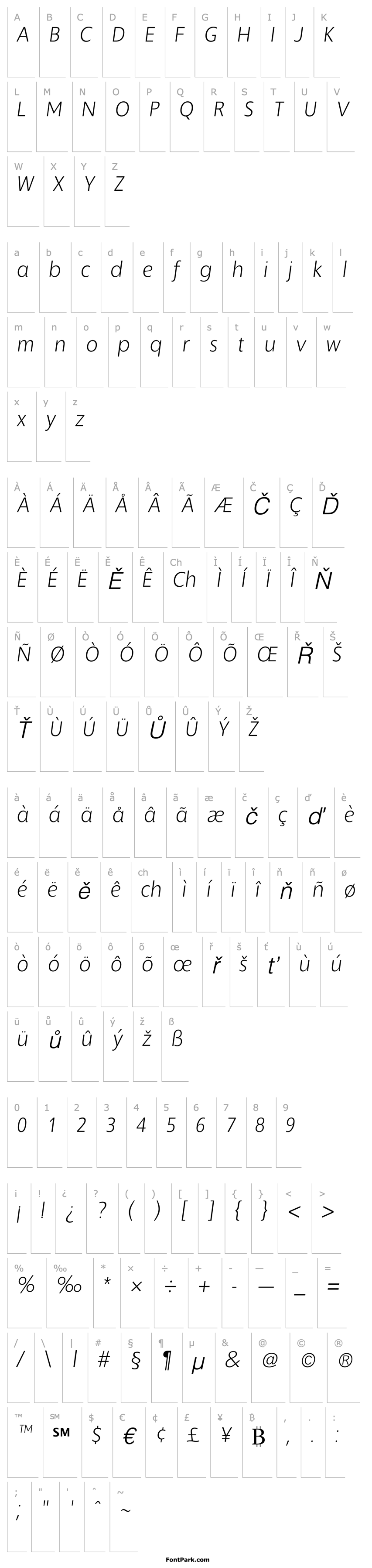 Overview Slippy-LightItalic