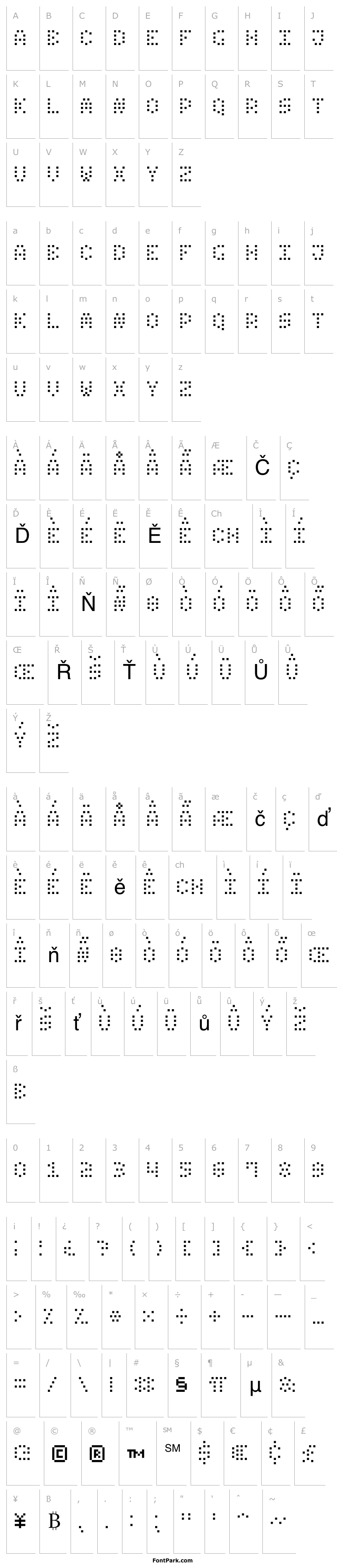 Overview Small Dot Digital-7