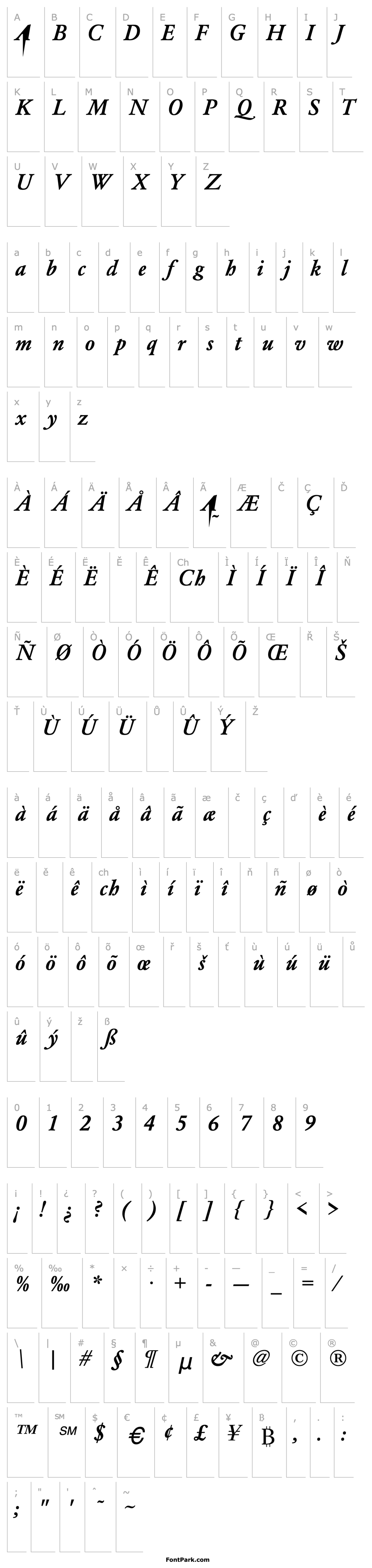 Overview Smedley Italic