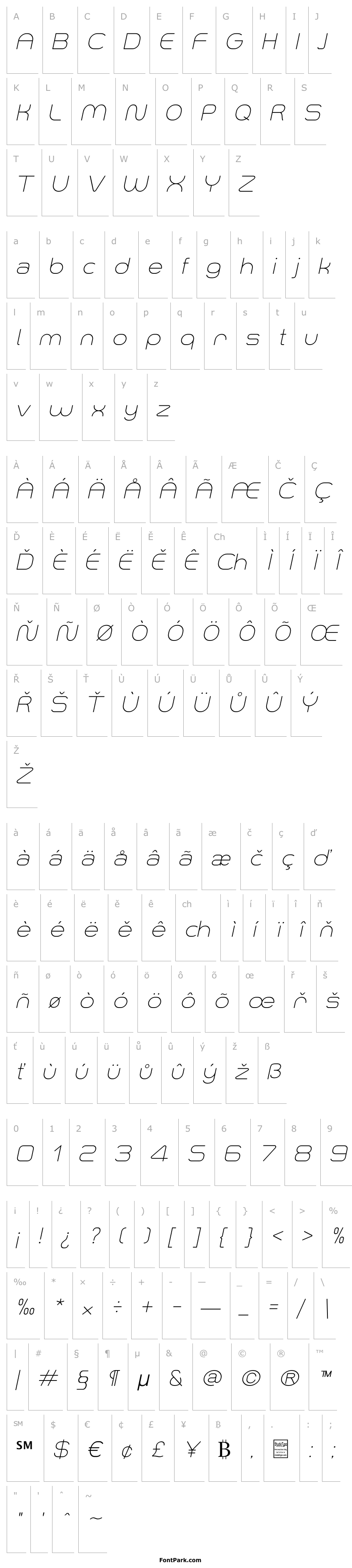 Přehled Smush Light Italic