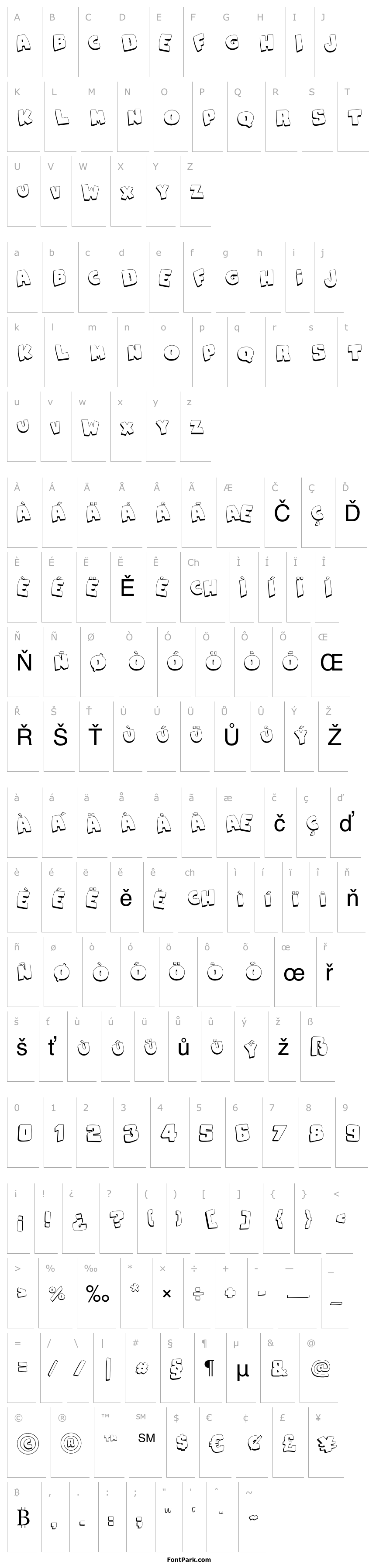 Přehled Snaps Taste Outline