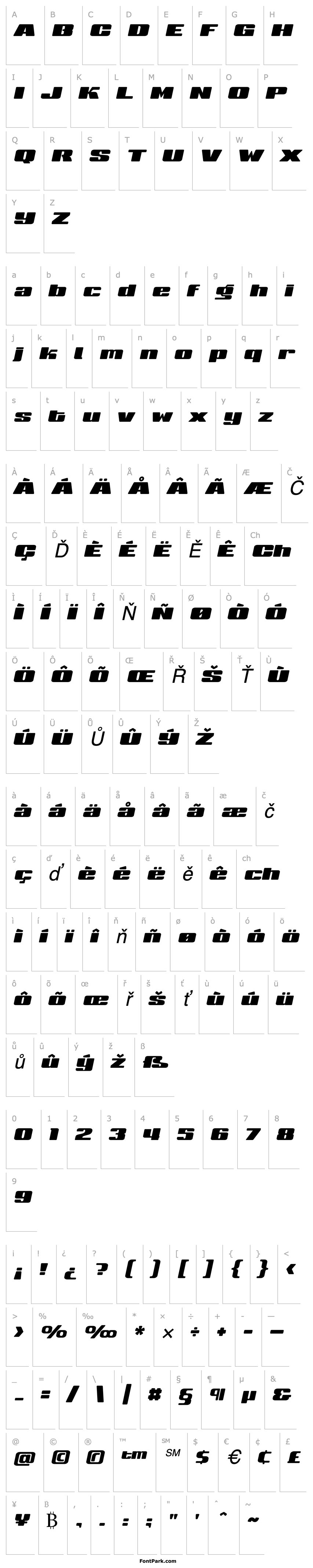 Overview Sneakers UltraWide Italic