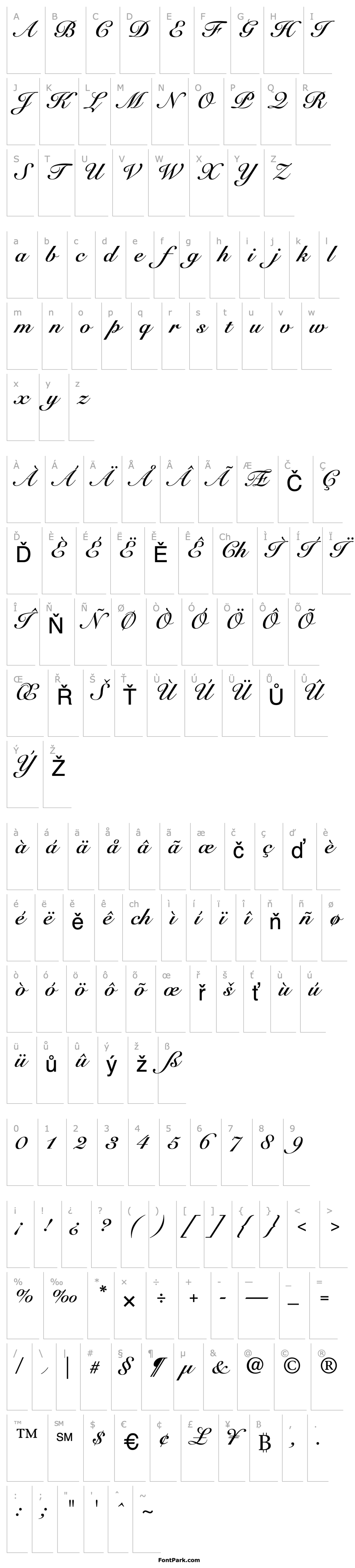 Přehled SnellRoundhandScript  Bold