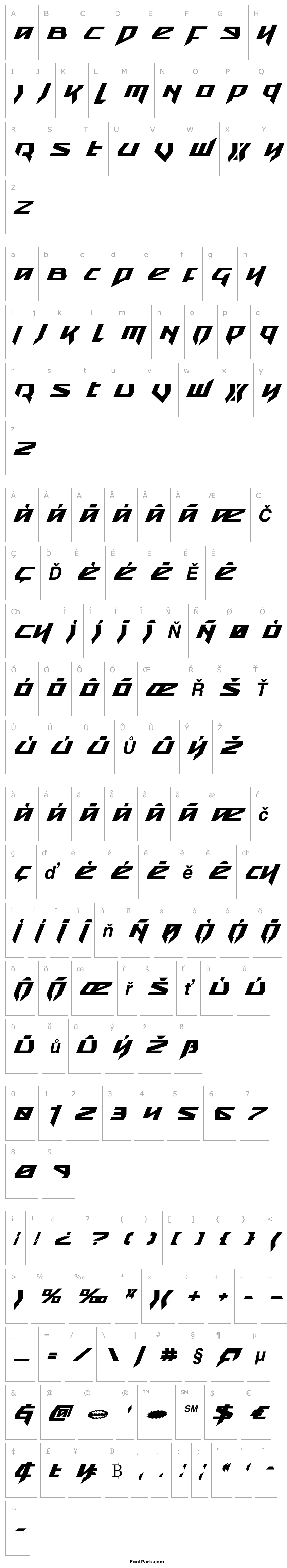 Overview Snubfighter Bold Italic