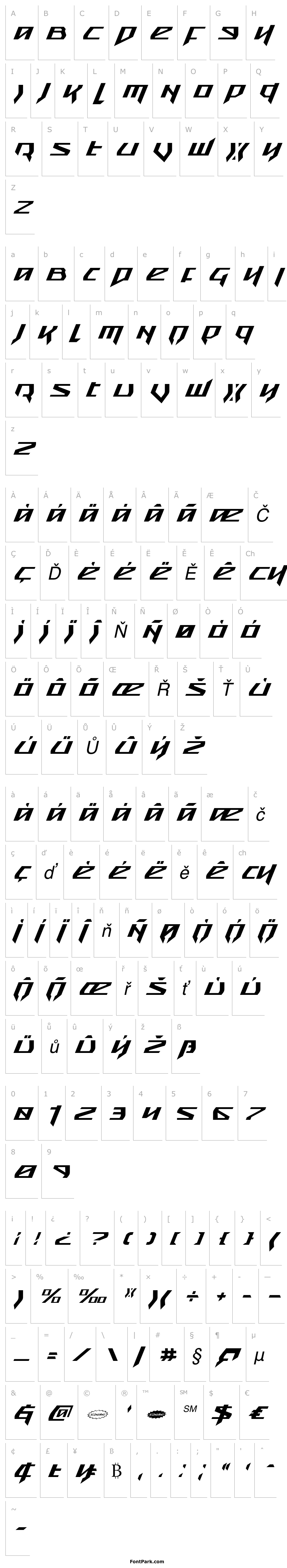 Přehled Snubfighter Italic