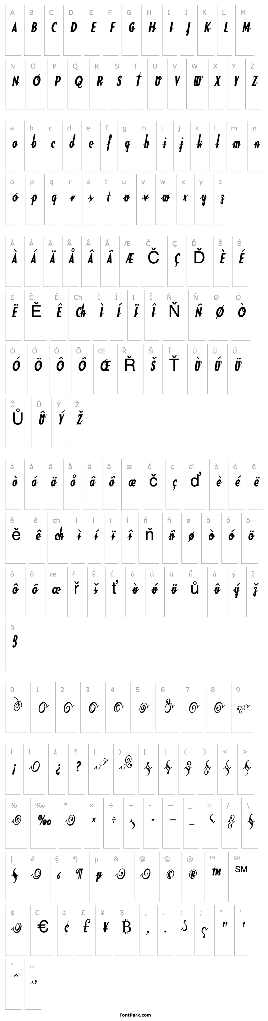 Overview Soda Script Bold Extras