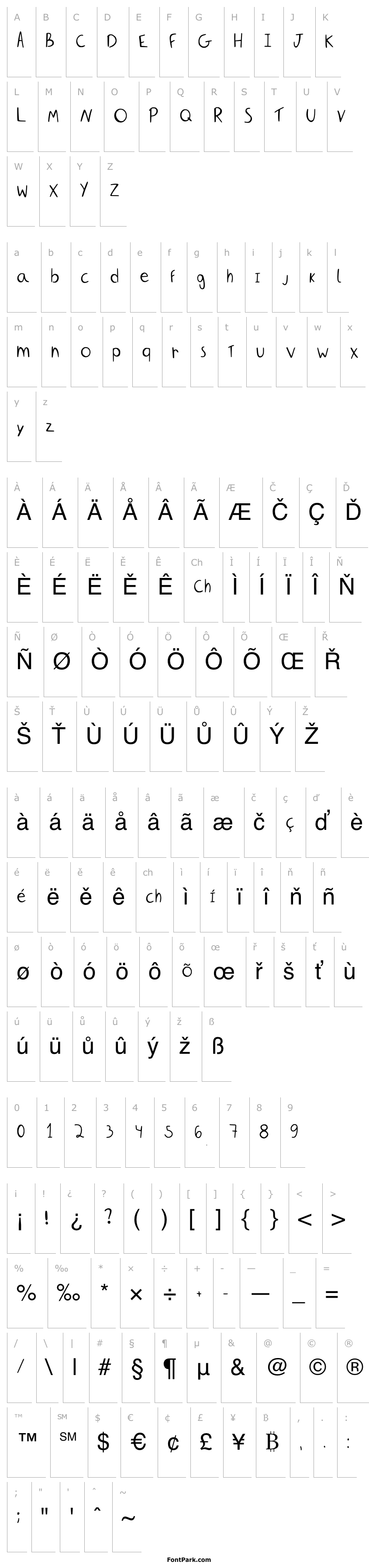 Přehled Sol Font Regular