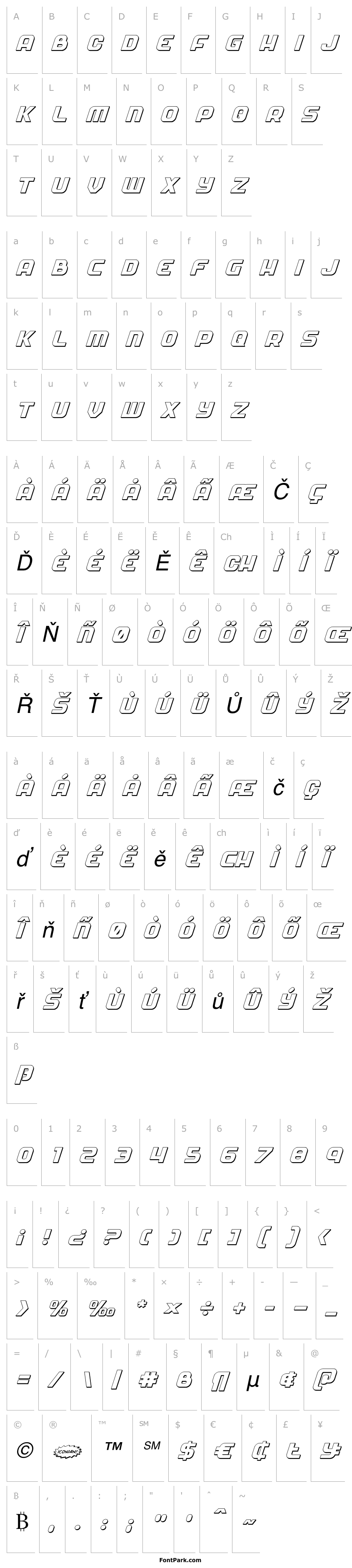 Overview Soldier 3D Italic