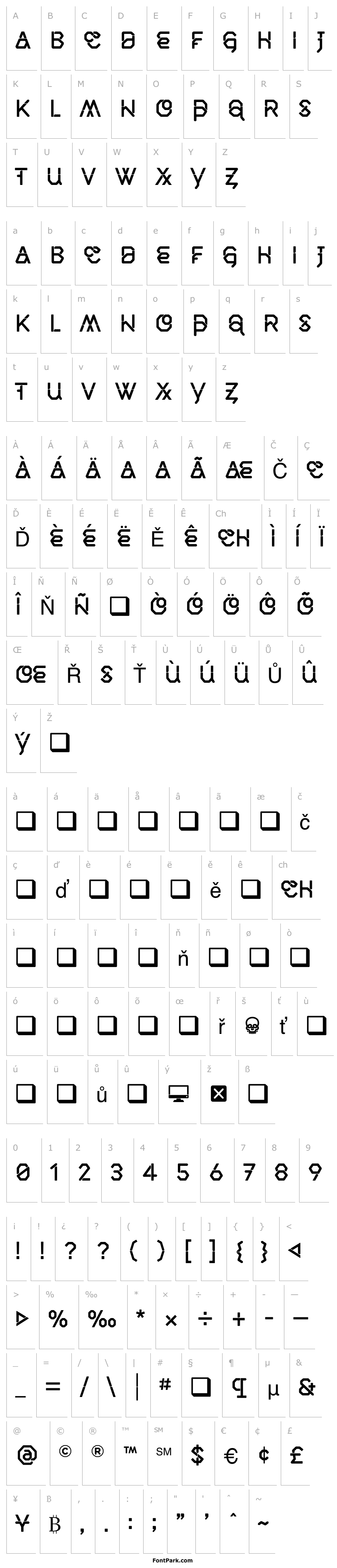 Solid Font | FontPark.com