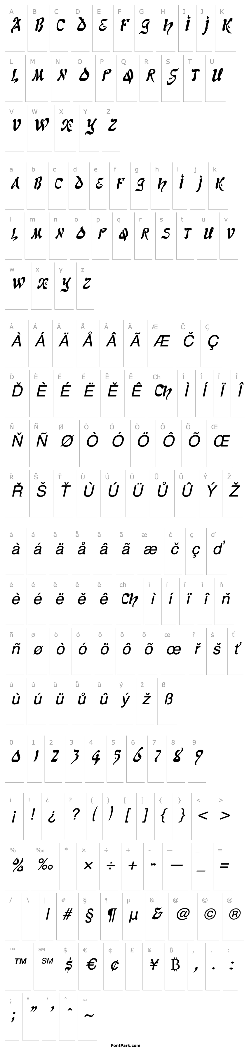 Overview SolomonCondensed Italic