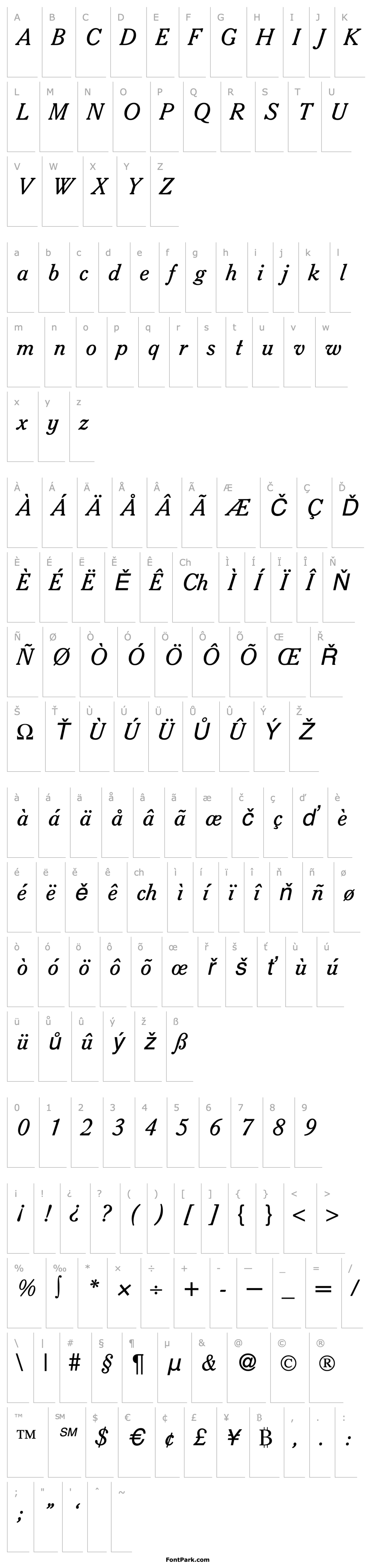 Přehled Sorbet-RegularItalic