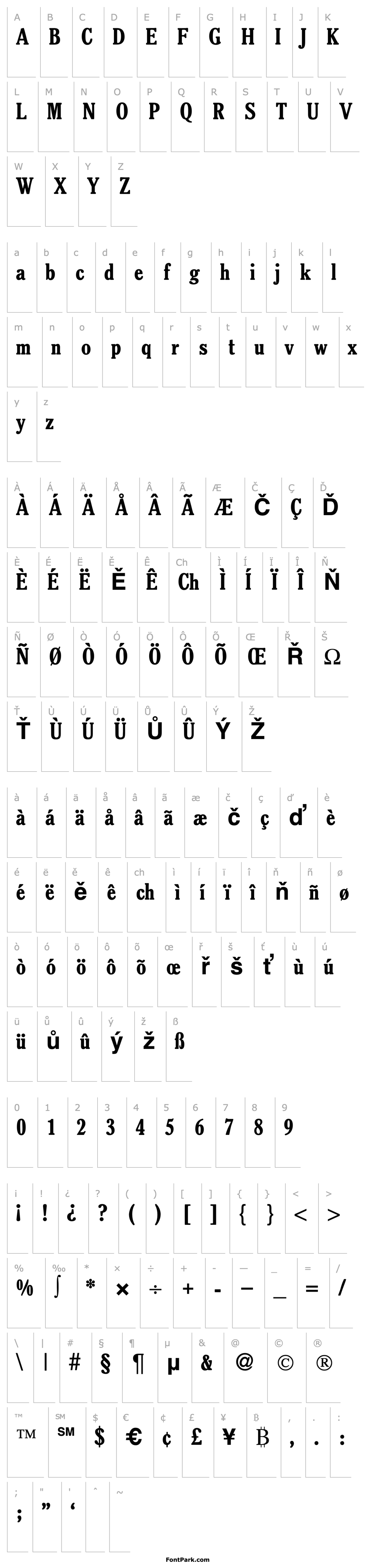 Overview SorbetCondensed-Bold