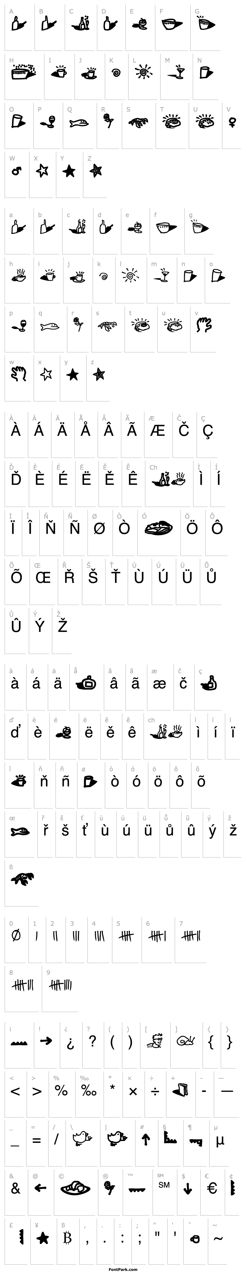 Overview SoupBone-Dingbats