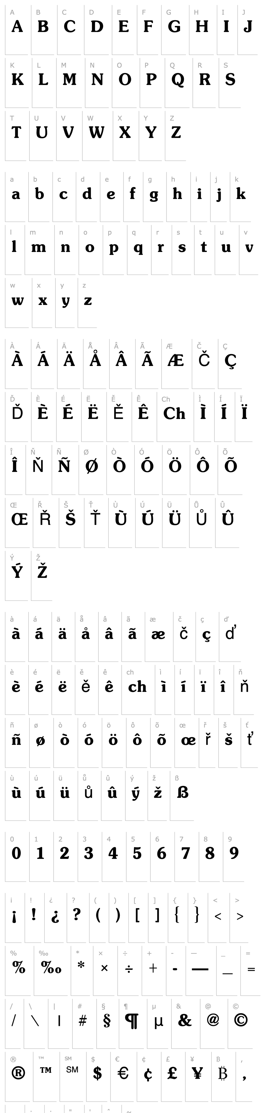 Overview SoutaneExtrabold Regular