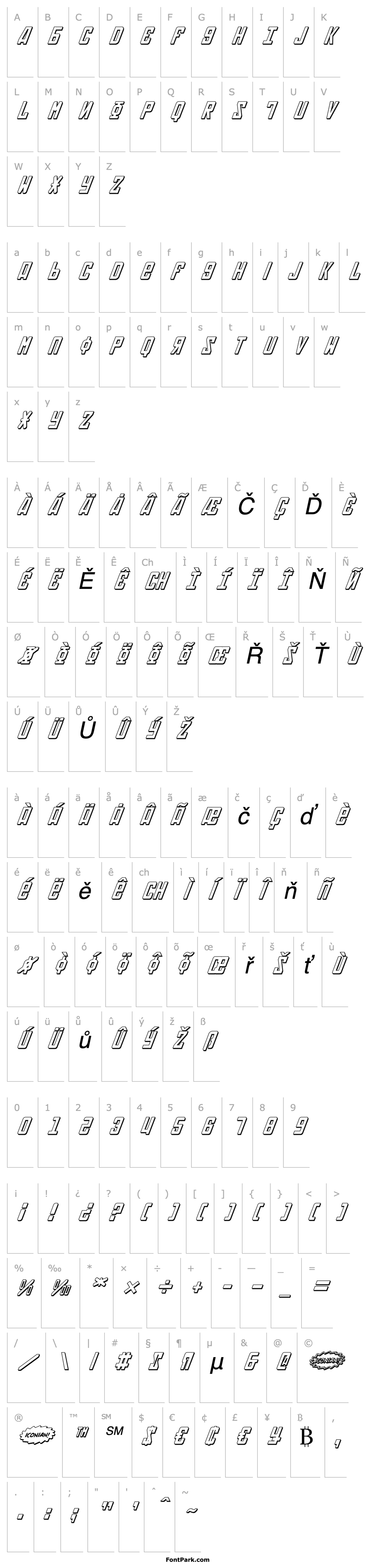 Overview Soviet 3D Italic