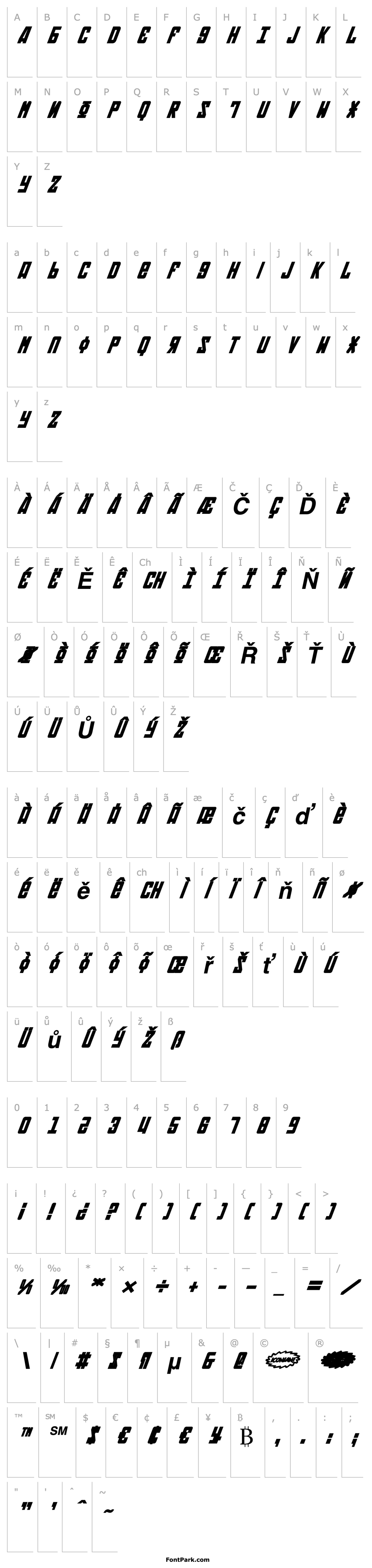 Overview Soviet Bold Italic