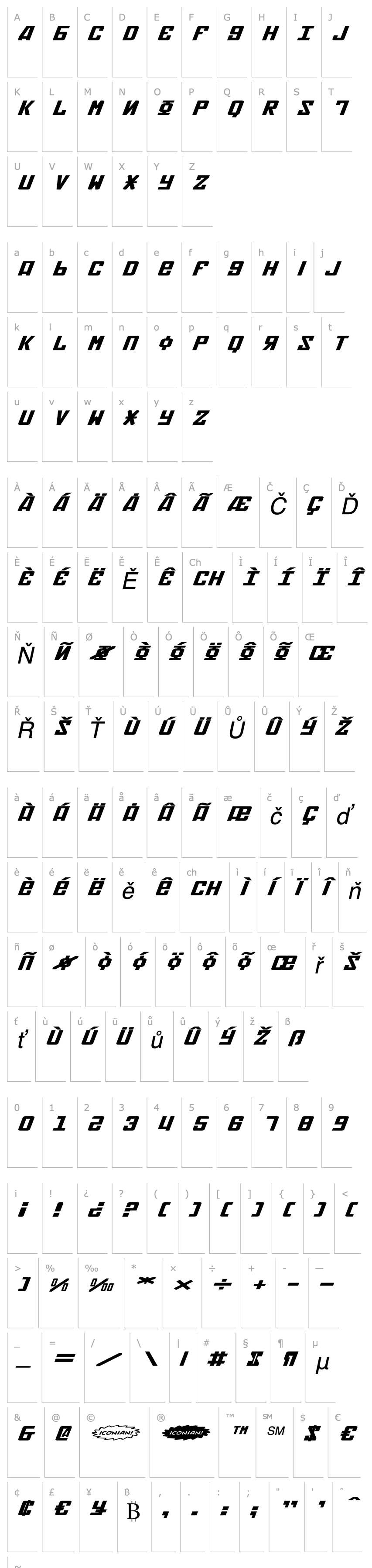 Overview Soviet X-Expanded Italic