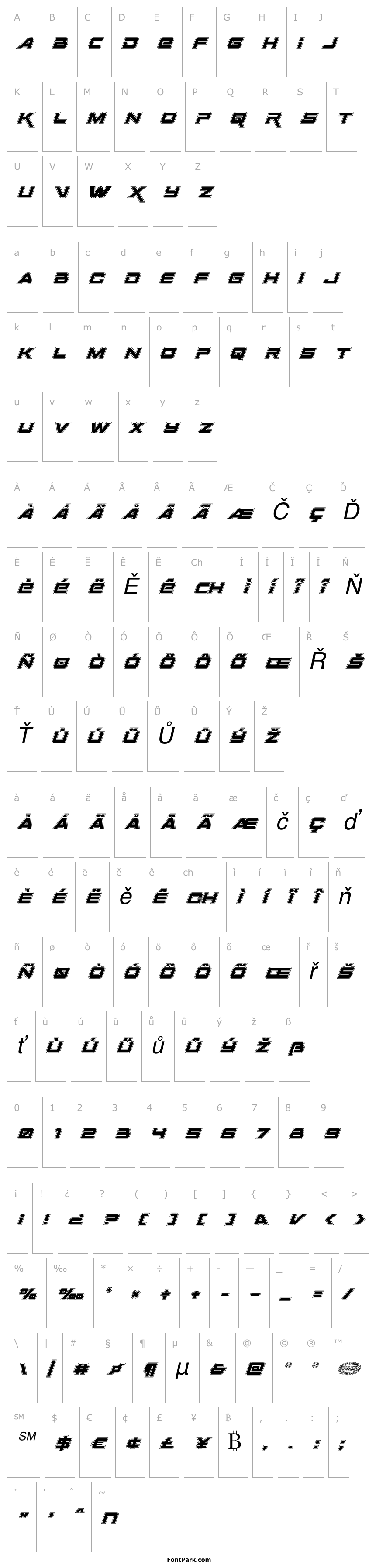 Přehled Space Ranger Academy Italic