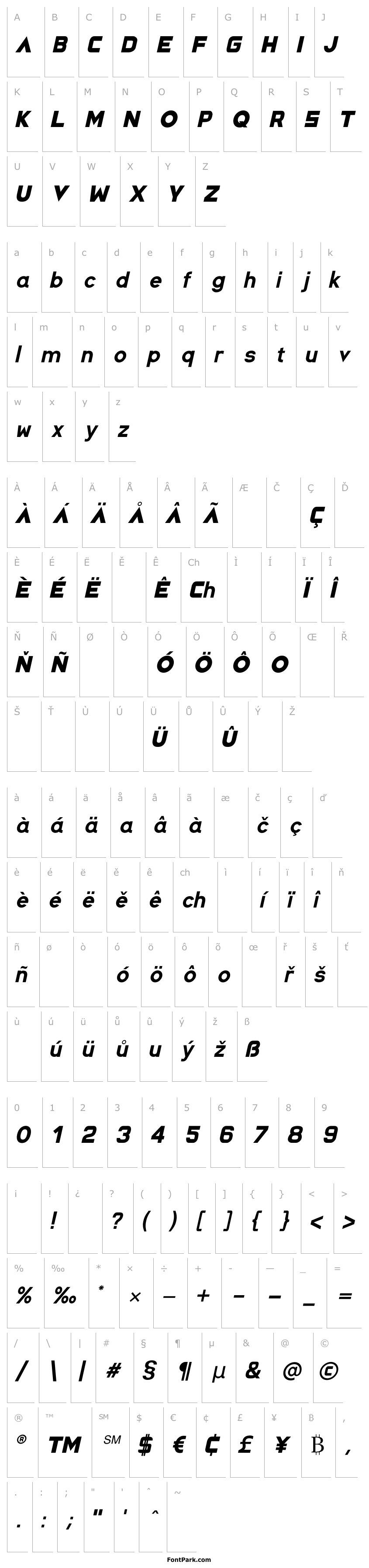 Overview SpaceCapitan-Italic