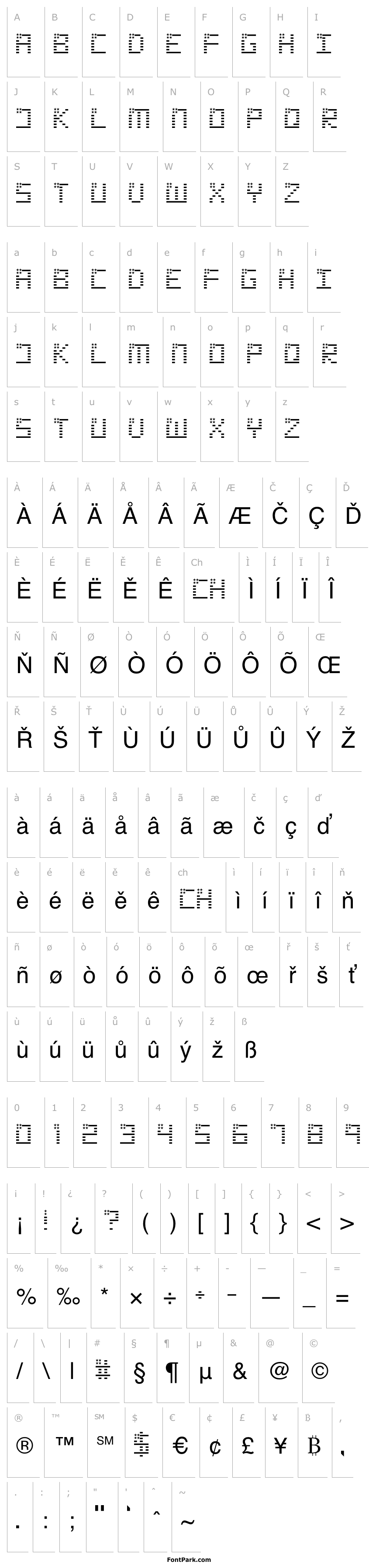 Přehled SPANGLED Regular