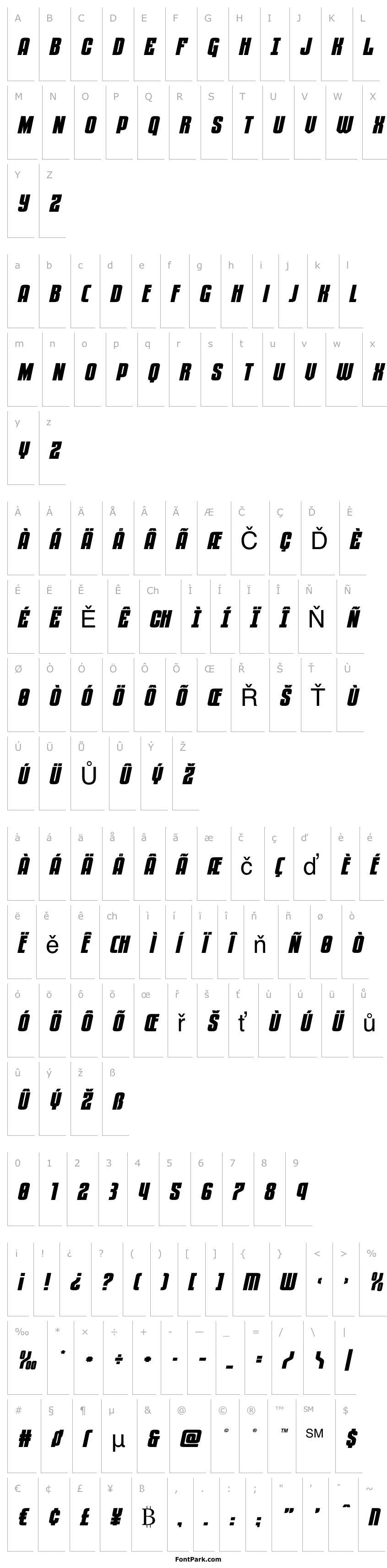 Přehled Special Agent Expanded Italic