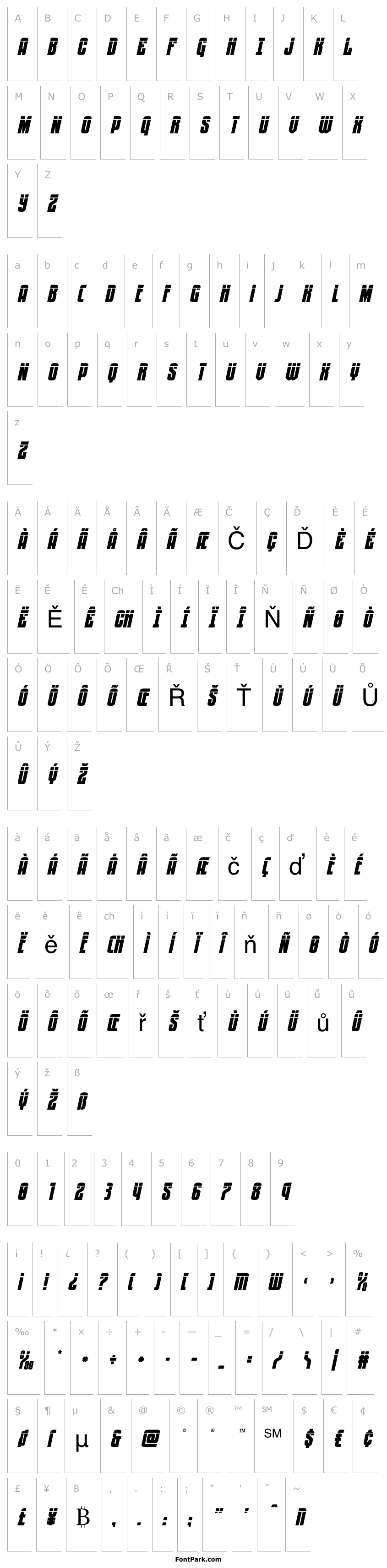 Overview Special Agent Laser Italic