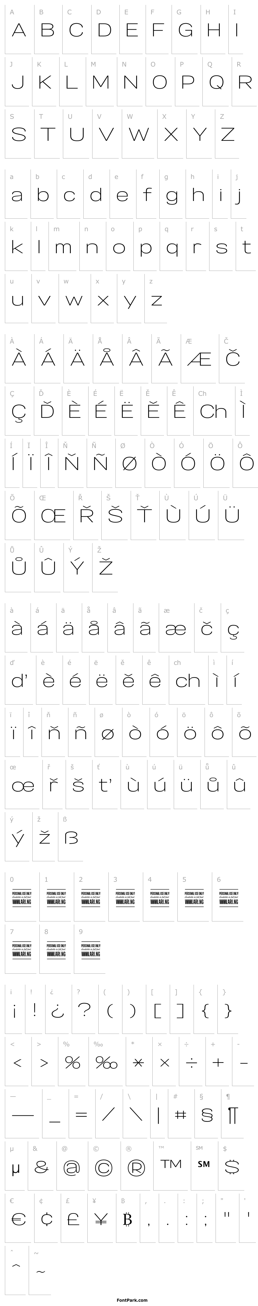 Přehled Specify PERSONAL Expanded Light