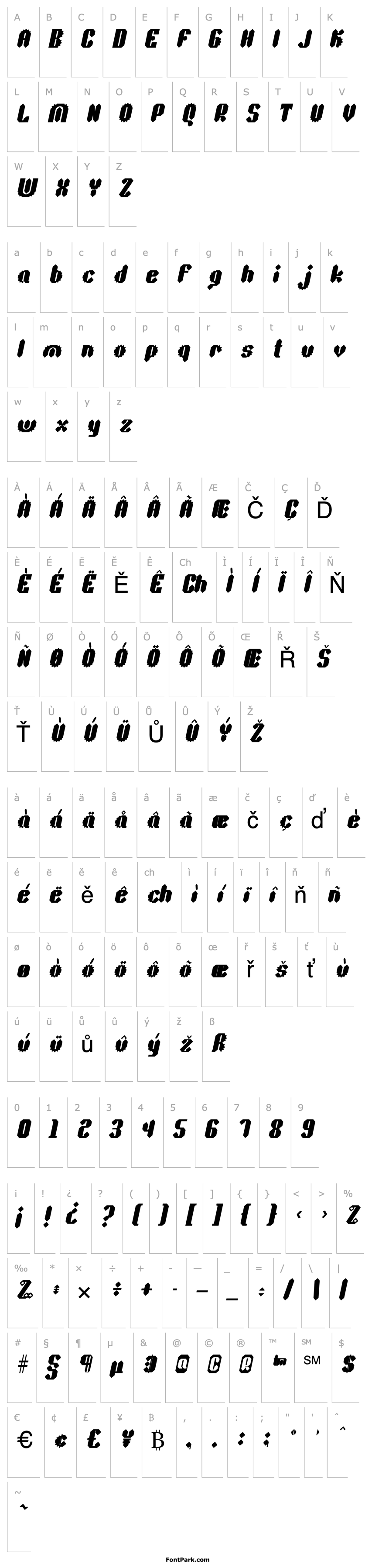 Přehled Sprokett Outerkog Italic