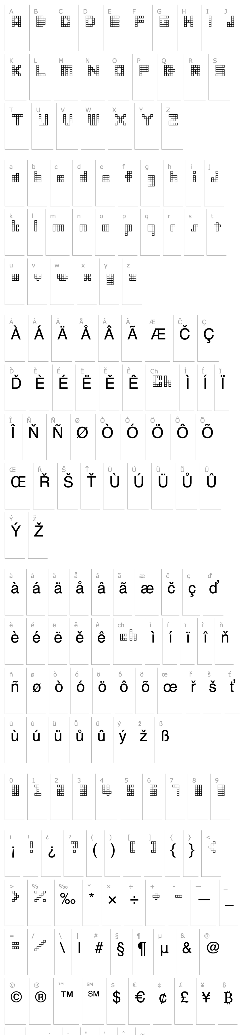 Overview square type 2.0