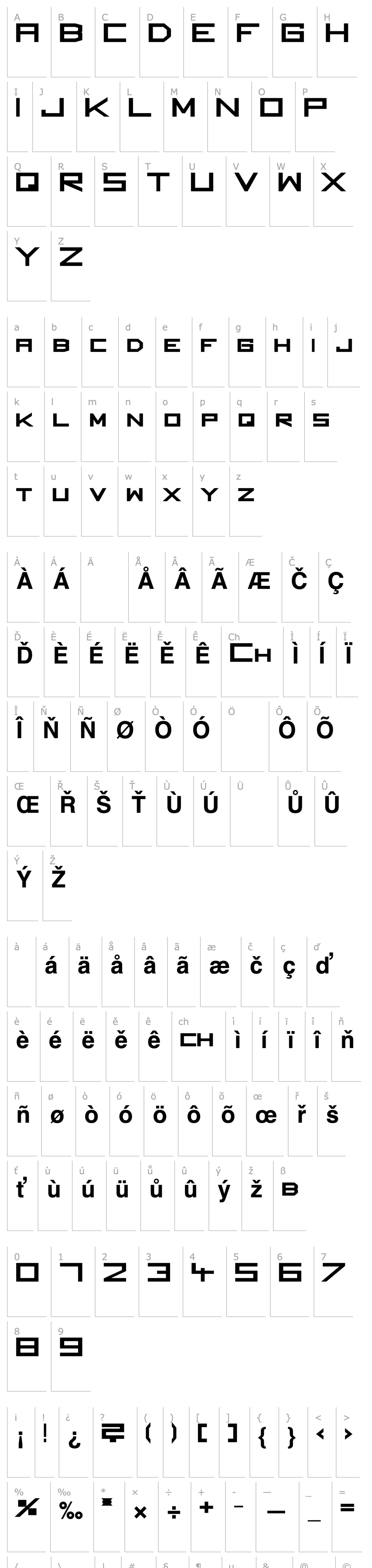 Overview Square Unique ExtraBold