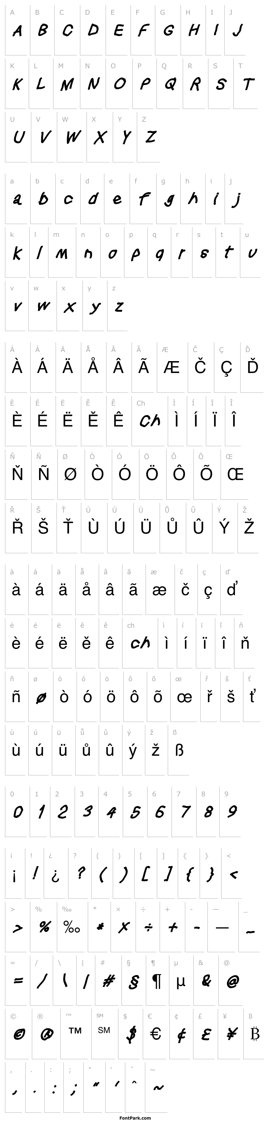 Overview Squared Hand Oblique