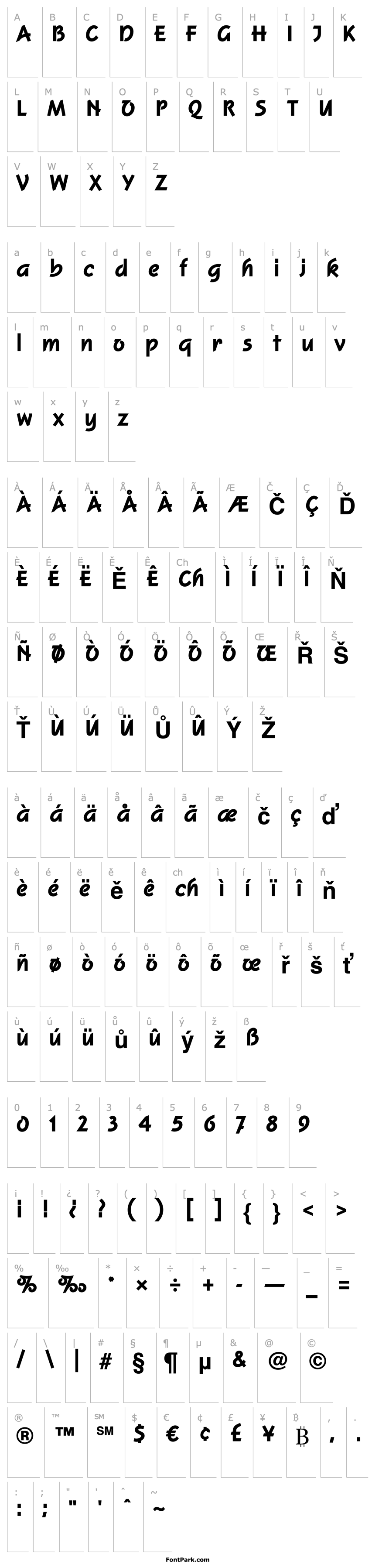 Overview SquireStd-ExtraBold