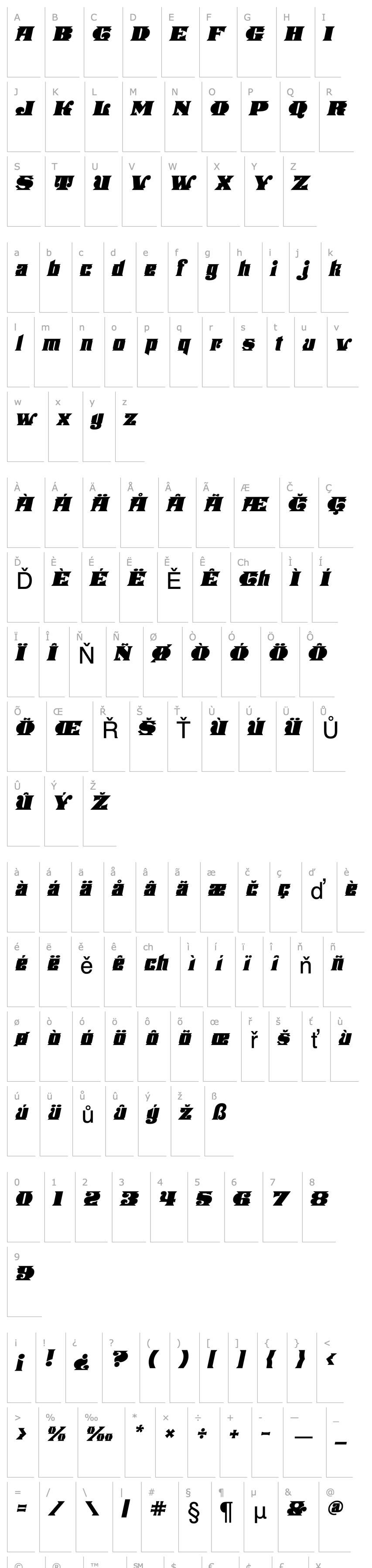 Overview Stampede Italic