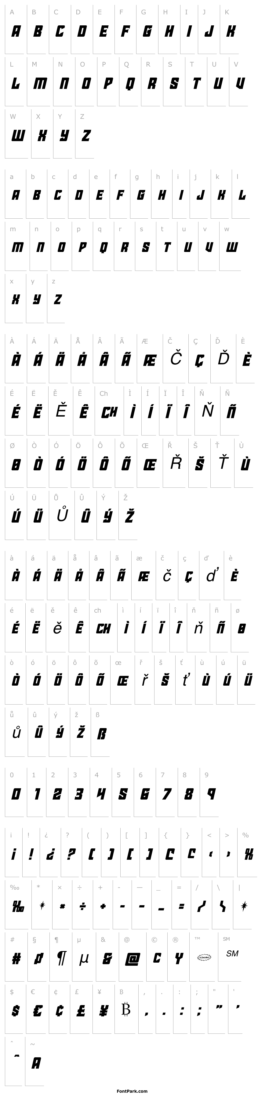 Overview Star Guard Drop-Case Italic