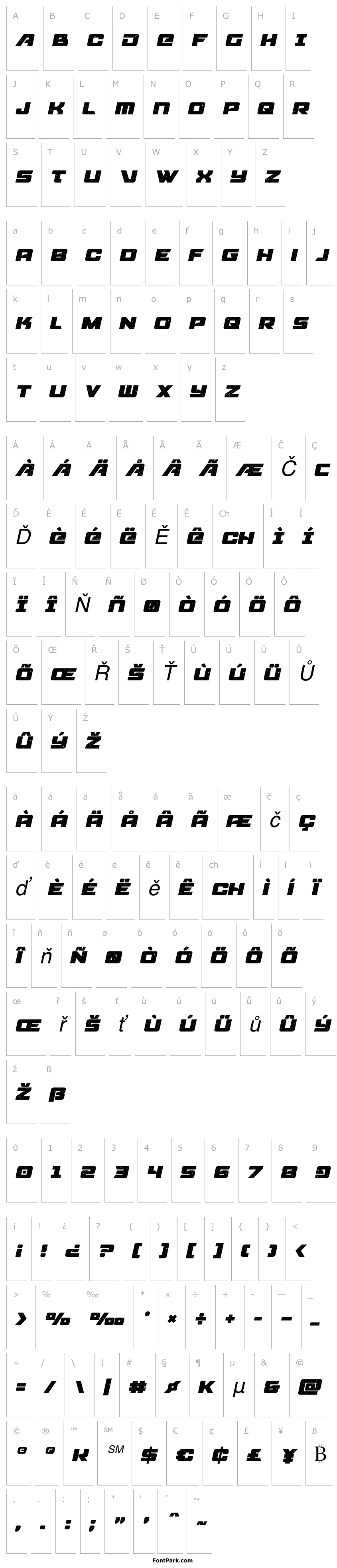 Overview Starcruiser Semi-Italic