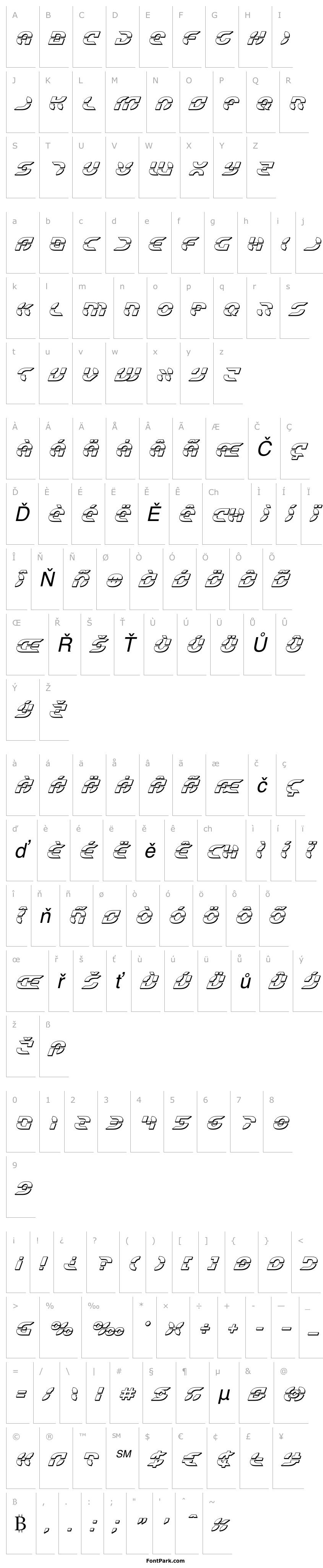 Přehled Starfighter 3D Italic