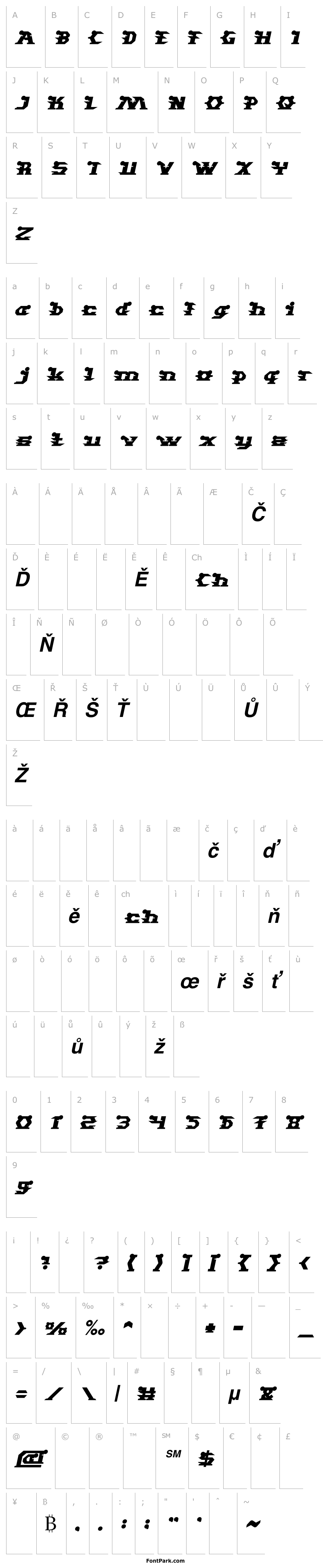 Přehled STARGAZER Bold Italic