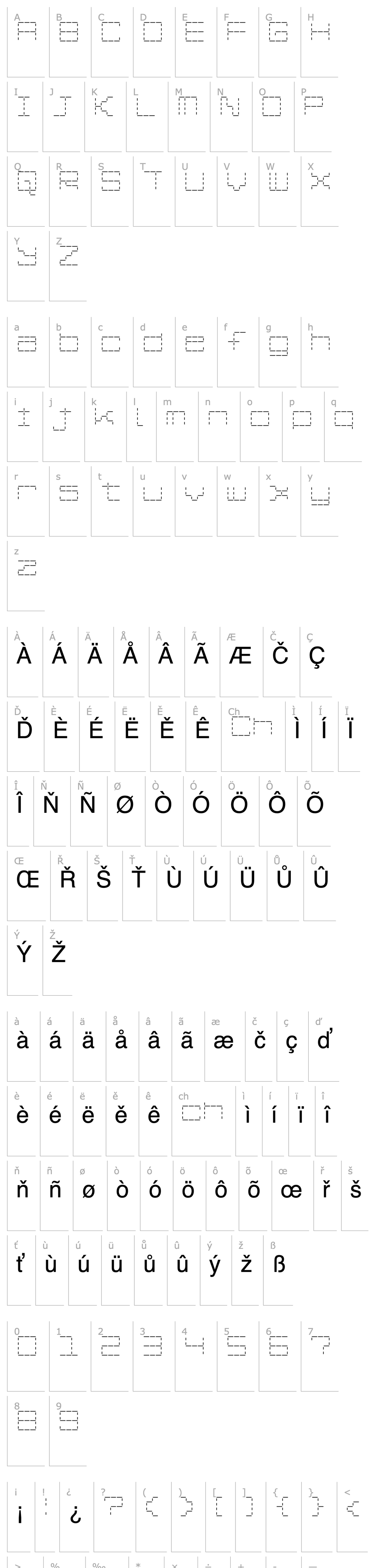 Overview Stash of Dashes