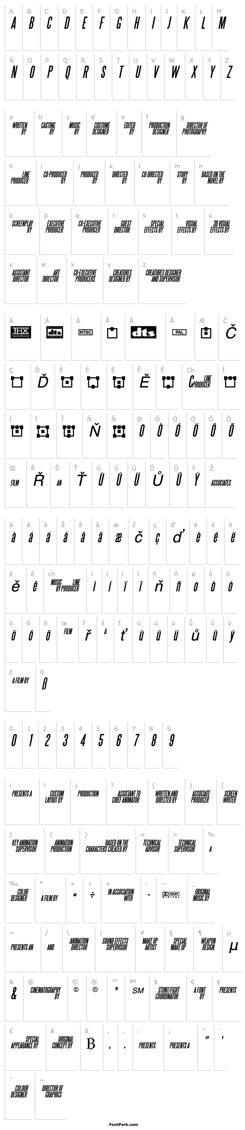 Overview SteelTongs Italic