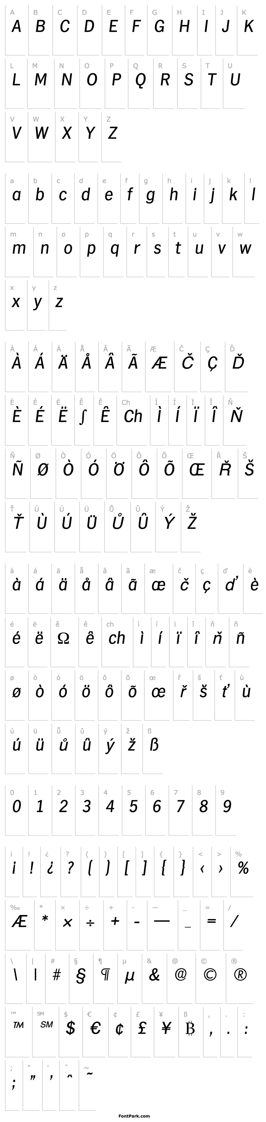 Přehled StephenBecker Italic