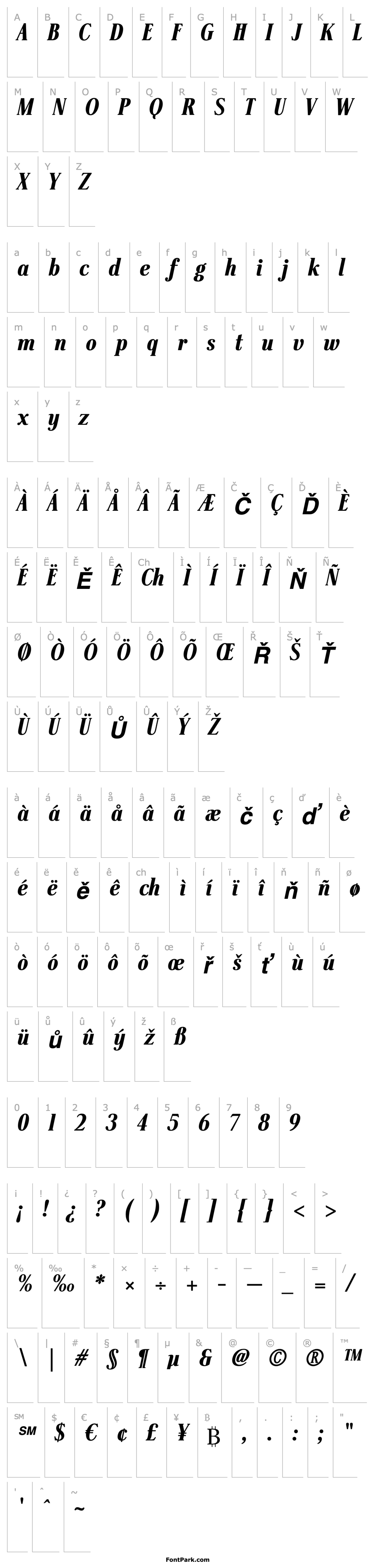 Overview SteppITCStd-UltraItalic