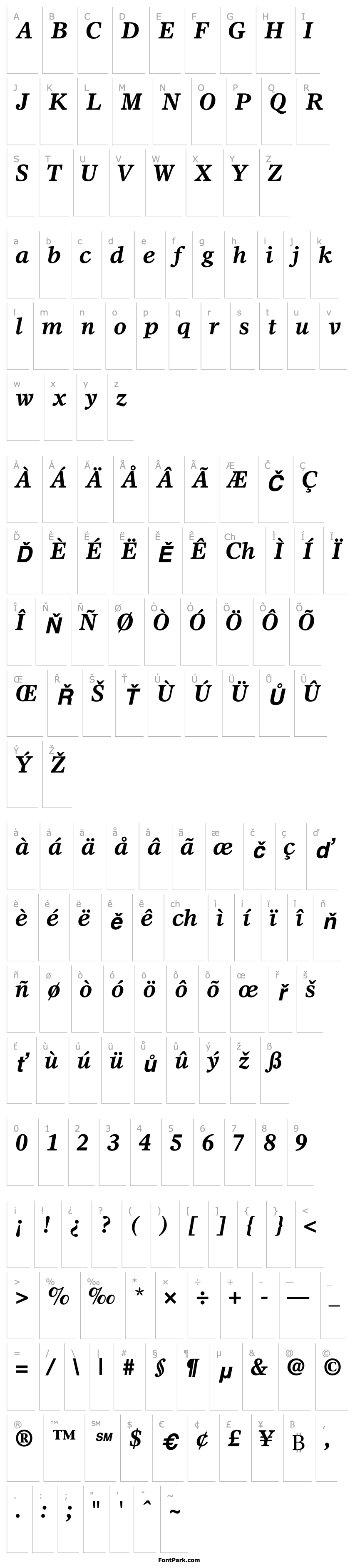 Overview Sterling SSi Bold Italic